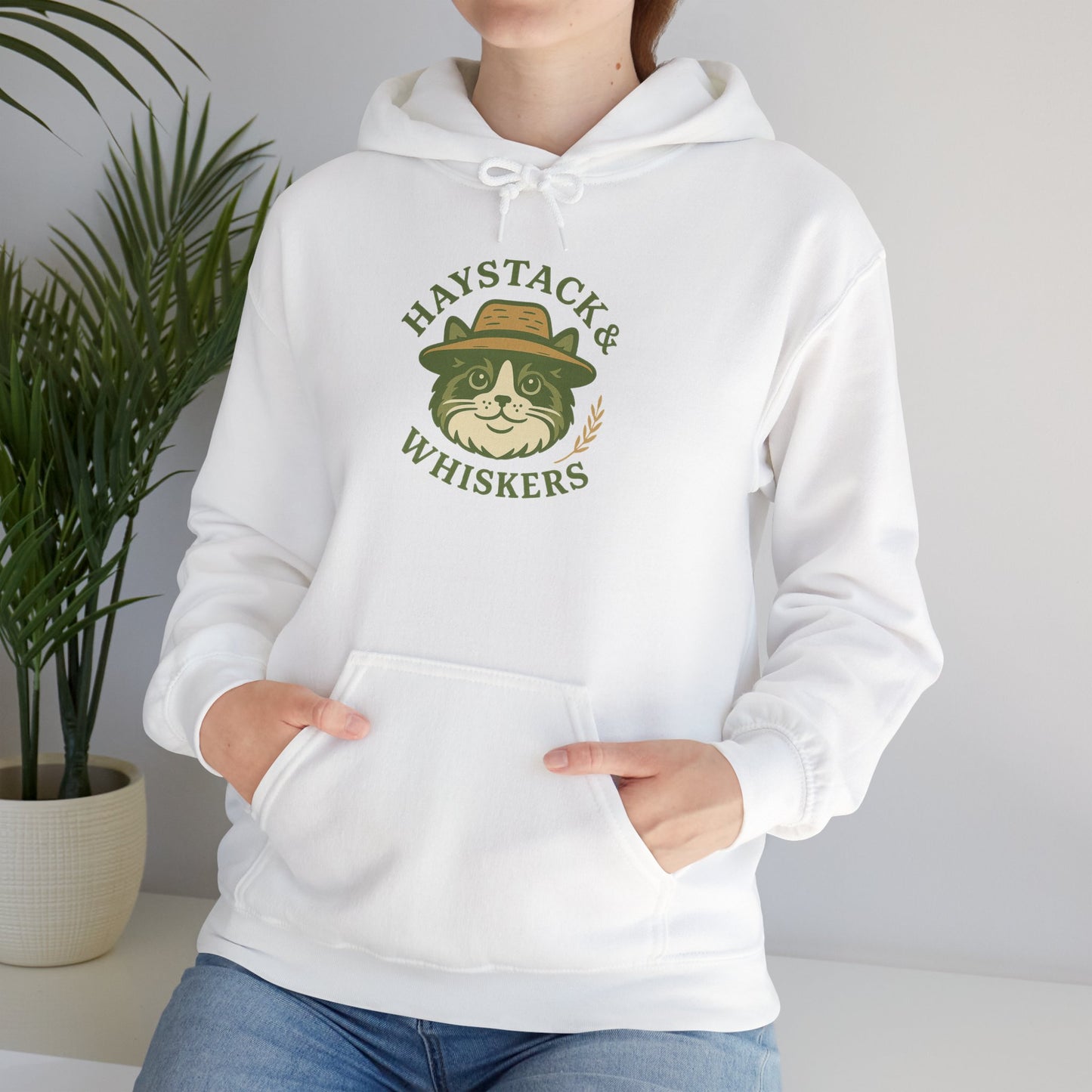 Haystack & Whiskers Unisex Hoodie - Cozy Casual Wear for Animal Lovers - Vintage Ragdoll Cat Apparel