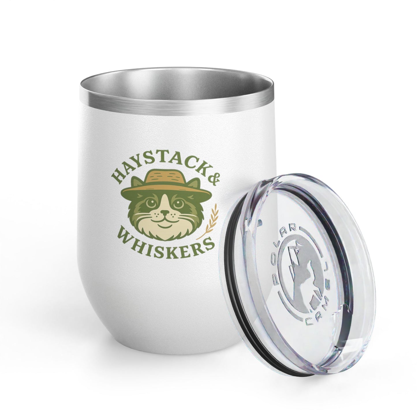 Whimsical Cat Wine Tumbler | Perfect for Gifts, Parties, Outdoor Activities, Cozy Nights, Pet Lovers