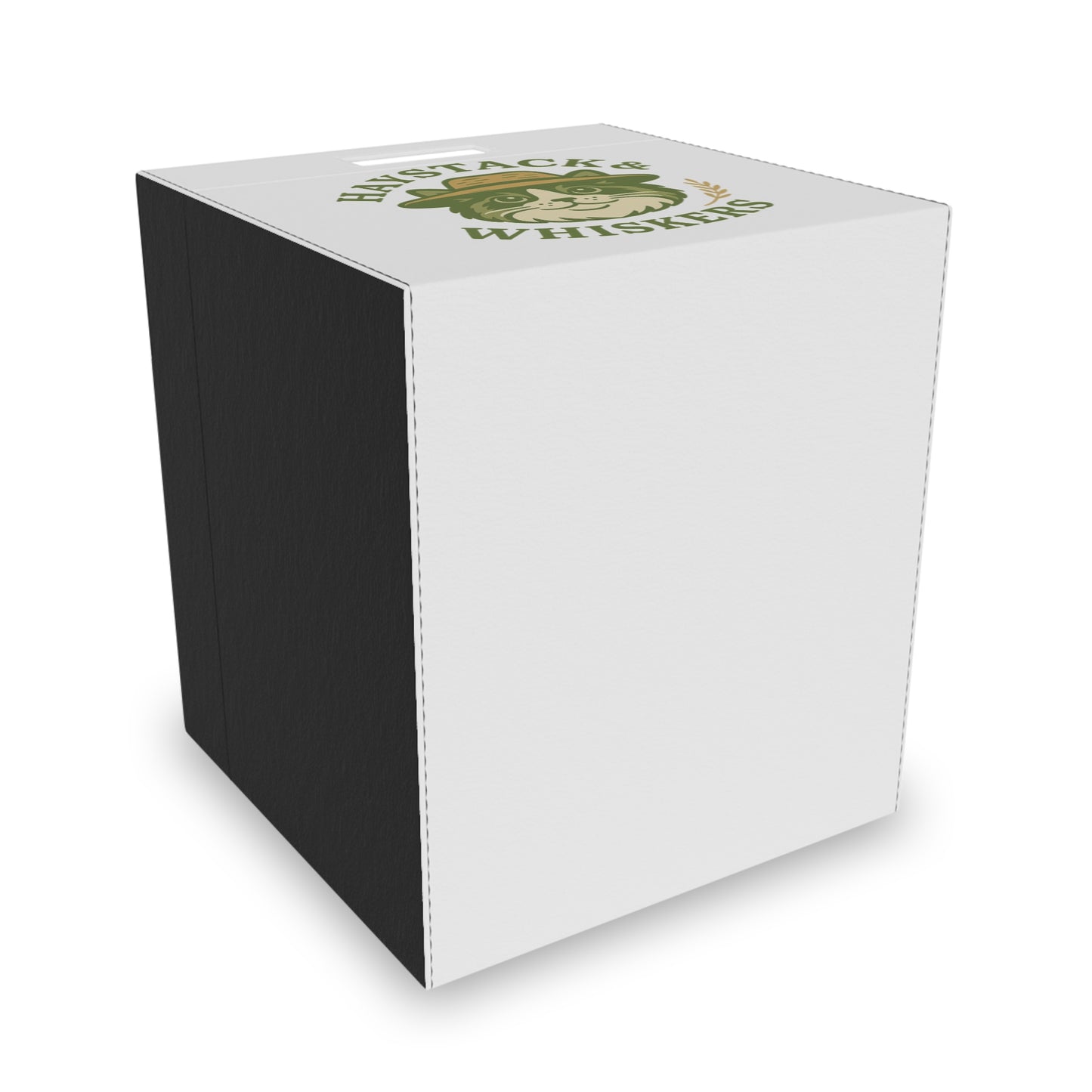 Chic Felt Storage Box for Organizing, Ideal for Pet Lovers, Stylish Home Decor, Great for Gifts, Haystack & Whiskers Design