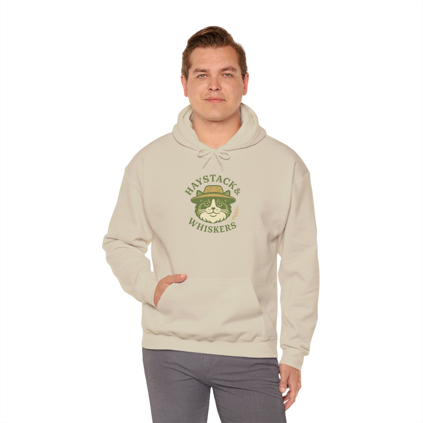 Haystack & Whiskers Unisex Hoodie - Cozy Casual Wear for Animal Lovers - Vintage Ragdoll Cat Apparel