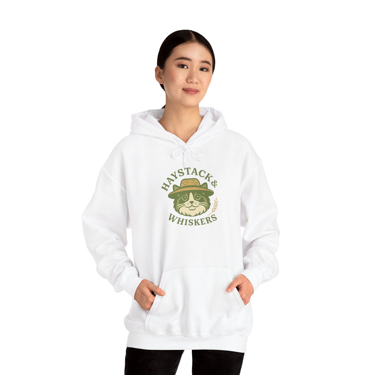 Haystack & Whiskers Unisex Hoodie - Cozy Casual Wear for Animal Lovers - Vintage Ragdoll Cat Apparel