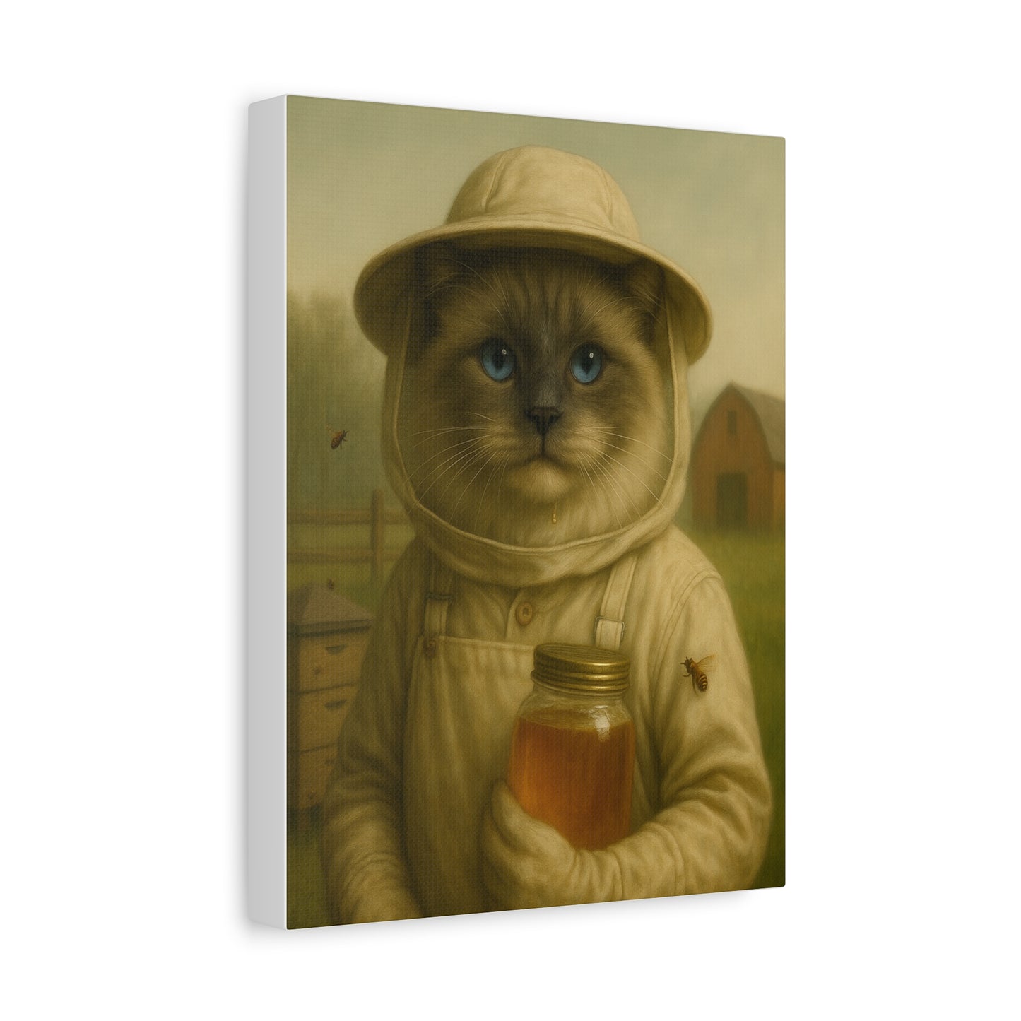 Vintage Ragdoll Cat Canvas Print - The Beekeeper