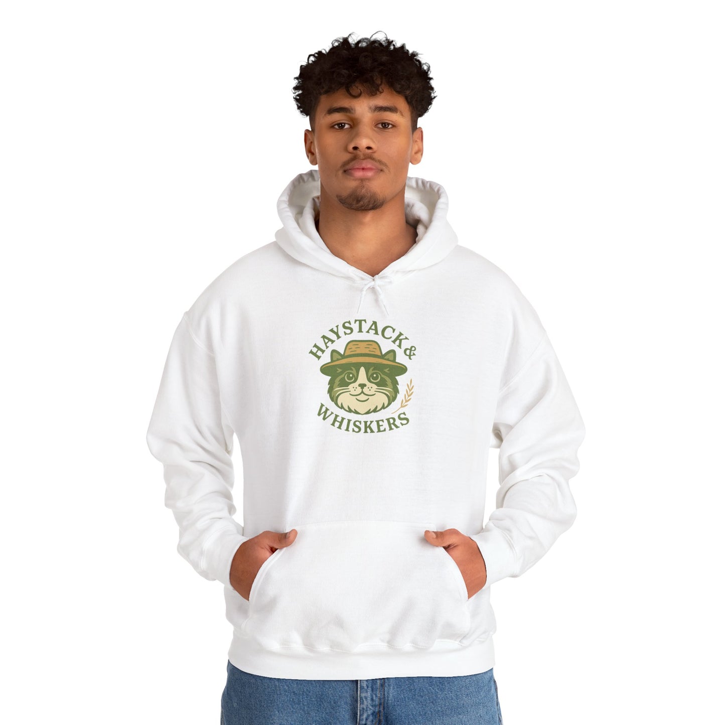Haystack & Whiskers Unisex Hoodie - Cozy Casual Wear for Animal Lovers - Vintage Ragdoll Cat Apparel