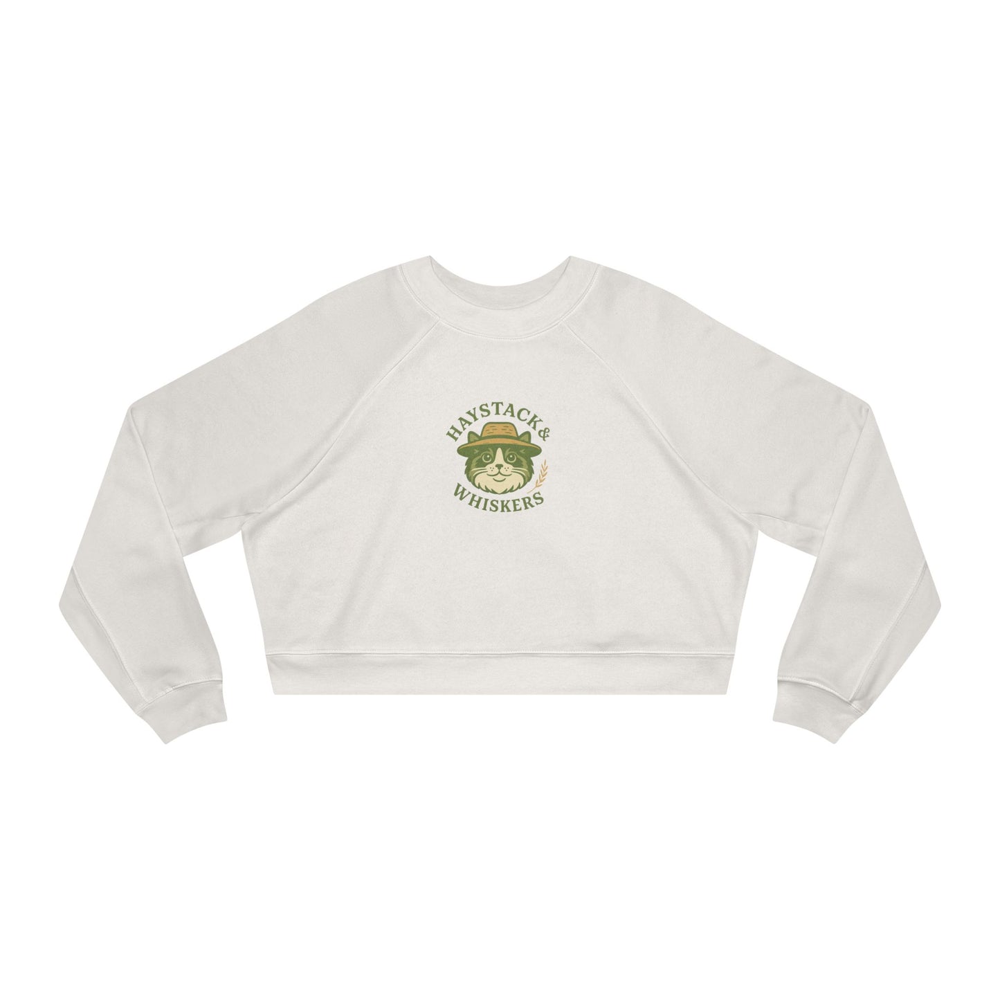 Stylish Women's Cropped Fleece Pullover - Cozy Sweatshirt for Casual Days, Cute Outfits, Gift for Her, Fall Fashion, Lounge Wear