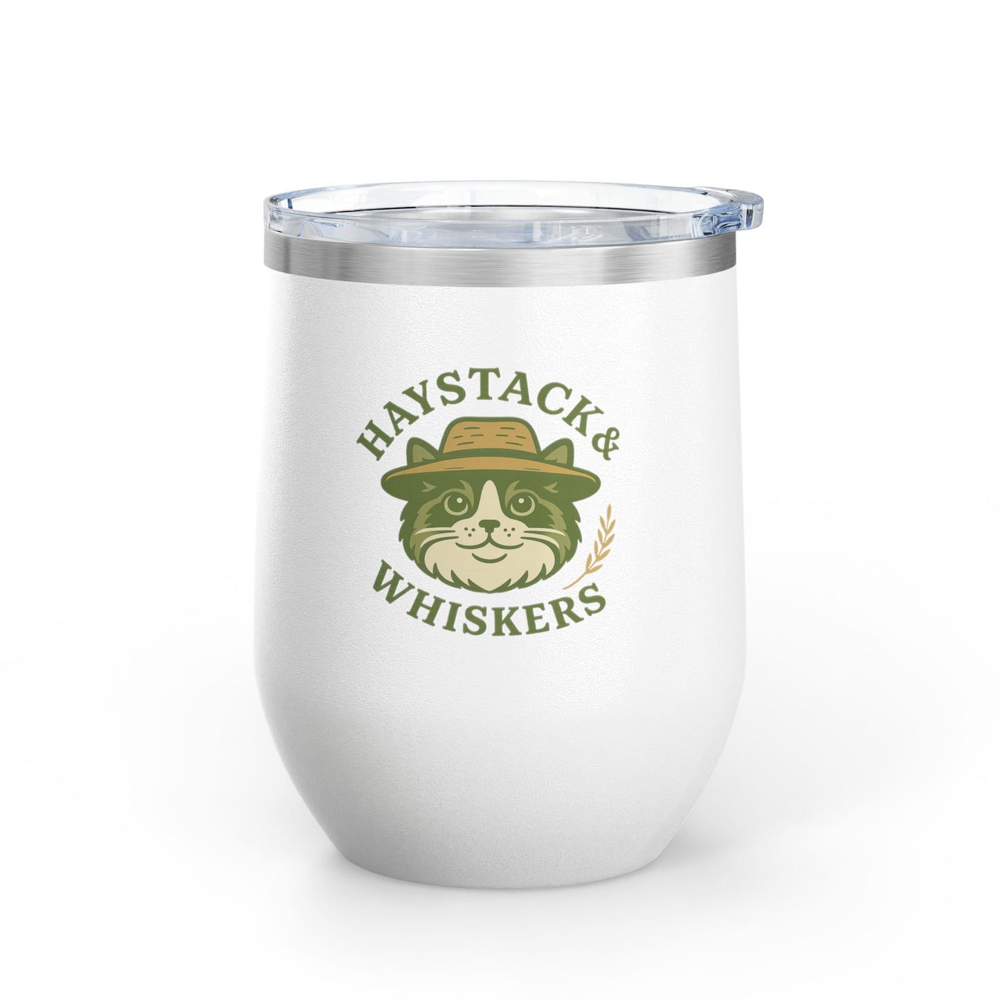 Whimsical Cat Wine Tumbler | Perfect for Gifts, Parties, Outdoor Activities, Cozy Nights, Pet Lovers