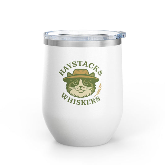 Whimsical Cat Wine Tumbler | Perfect for Gifts, Parties, Outdoor Activities, Cozy Nights, Pet Lovers
