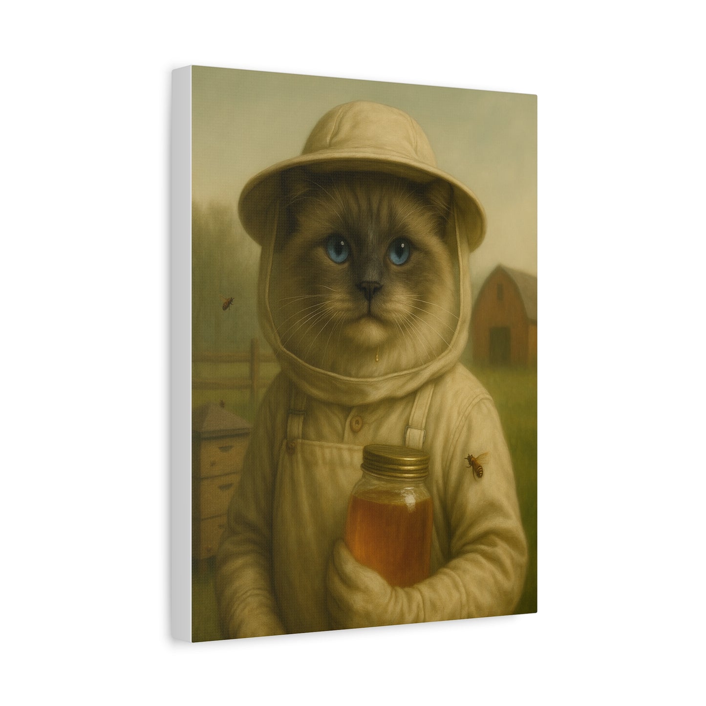Vintage Ragdoll Cat Canvas Print - The Beekeeper