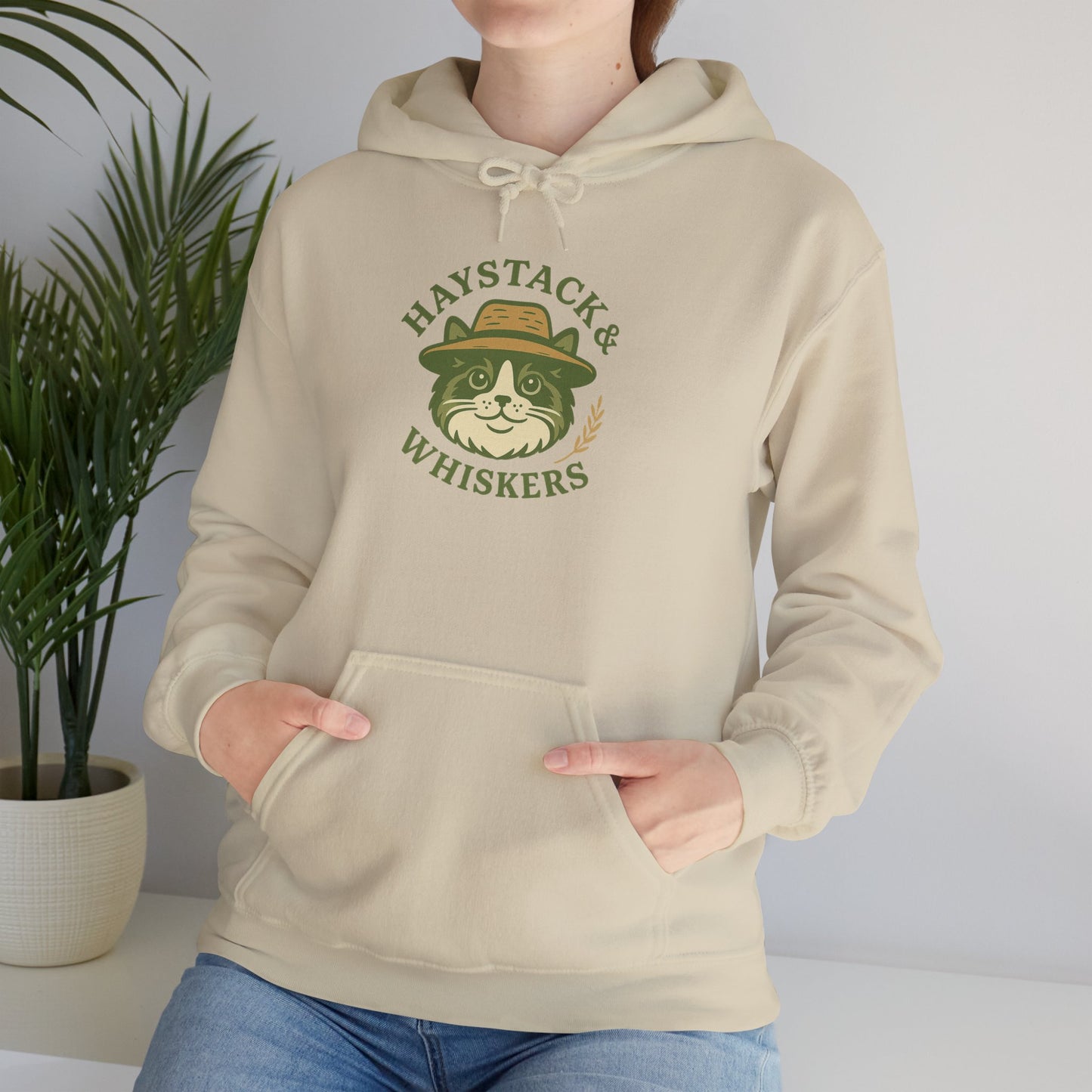 Haystack & Whiskers Unisex Hoodie - Cozy Casual Wear for Animal Lovers - Vintage Ragdoll Cat Apparel